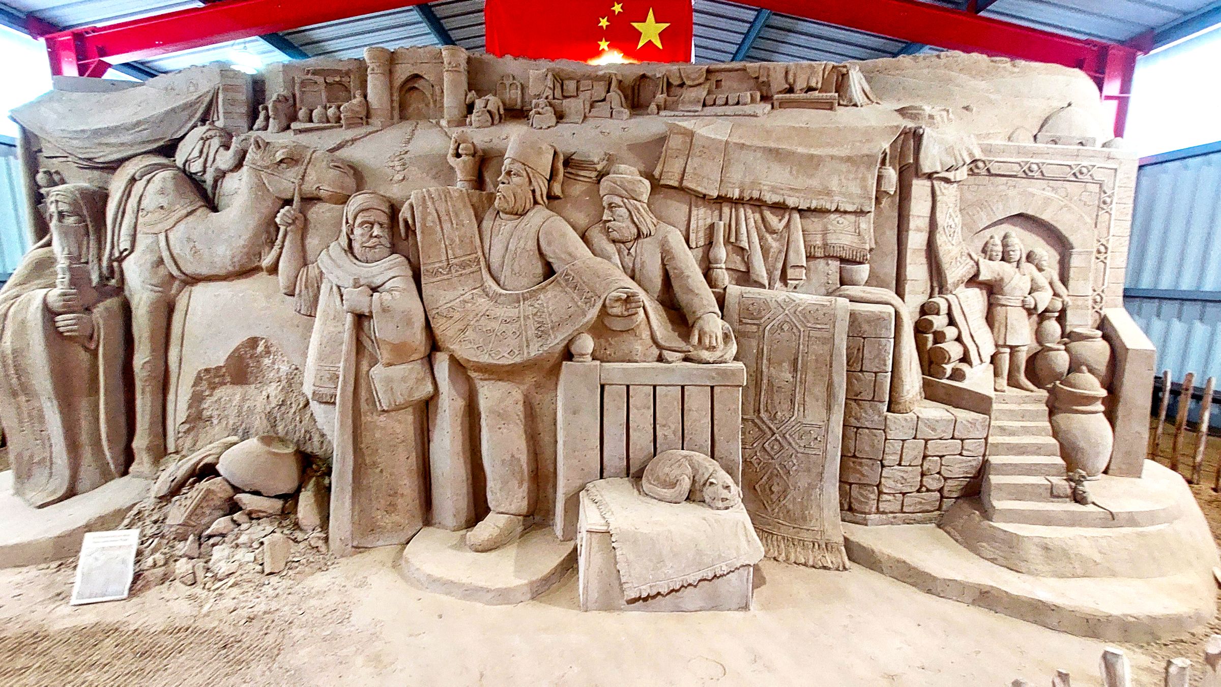 Sandskulpturen Ausstellung Welt aus Sand Trassenheide Usedom